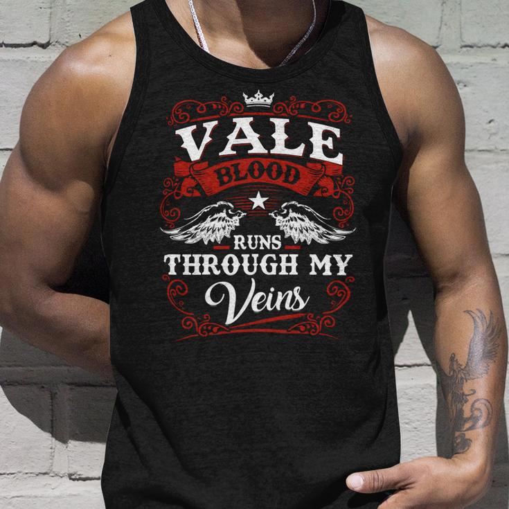 Vale Name Shirt Vale Family Name V2 Unisex Tank Top Gifts for Him