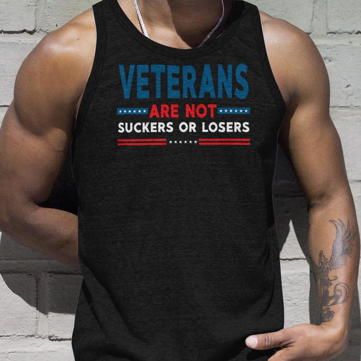 Veteran Veterans Are Not Suckers Or Losers 220 Navy Soldier Army Military Unisex Tank Top Gifts for Him