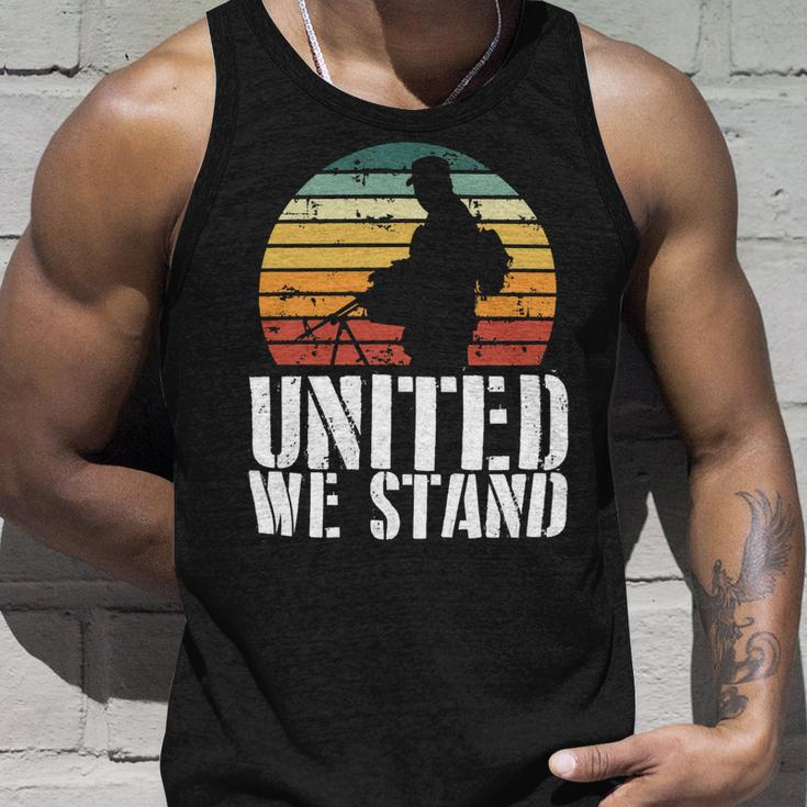 Veteran Veterans Day United We Stand Military Soldier Silhouette 323 Navy Soldier Army Military Unisex Tank Top Gifts for Him