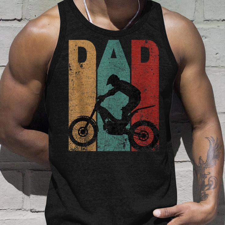 Vintage Motocross Dad Dirt Bike Fathers Day 4Th Of July Unisex Tank Top Gifts for Him