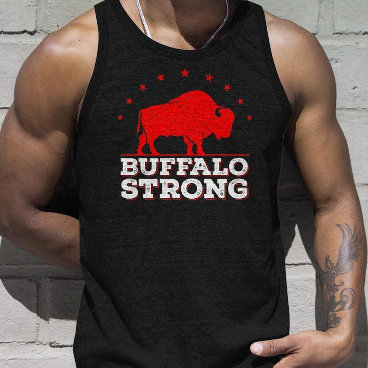 Vintage Pray For Buffalo - Buffalo Strong Unisex Tank Top Gifts for Him