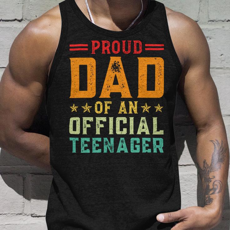 Vintage Thirteen Retro Proud Dad Of An 544 Shirt Unisex Tank Top Gifts for Him