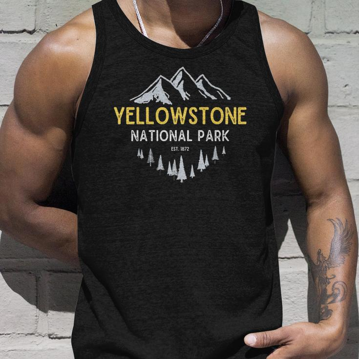 Vintage Yellowstone National Park Retro Est 1872 Unisex Tank Top Gifts for Him