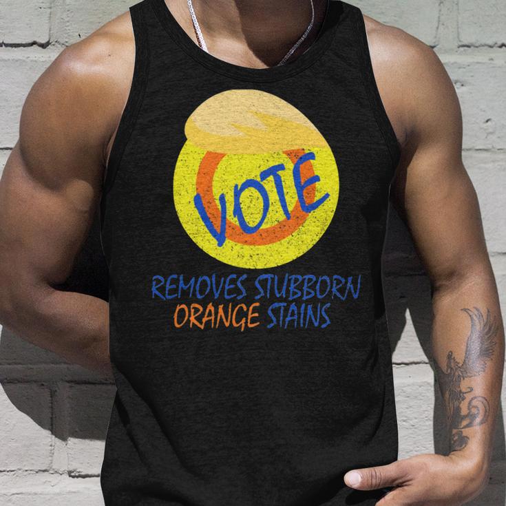 Vote Removes Stubborn Orange Stains 902 Shirt Unisex Tank Top Gifts for Him