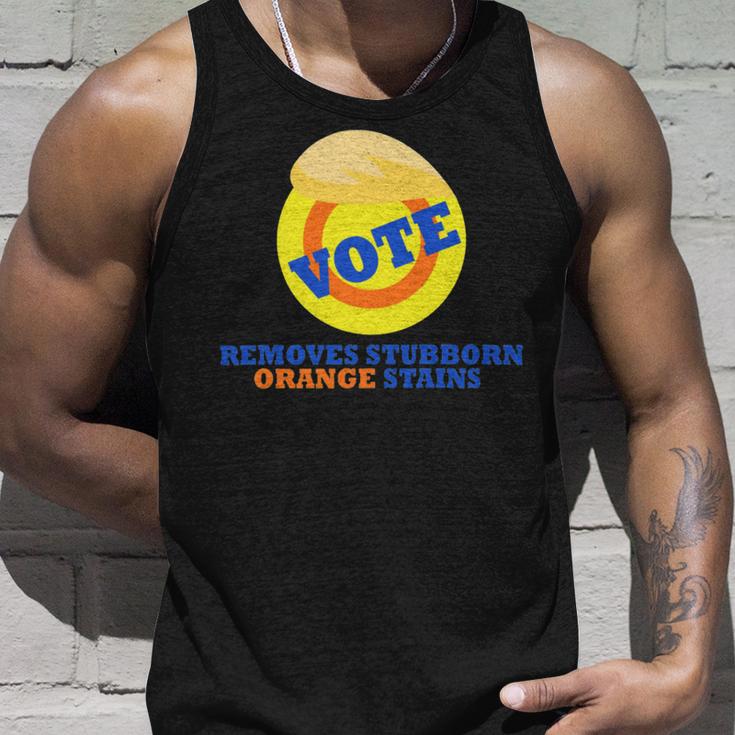 Vote Removes Stubborn Orange Stains 903 Shirt Unisex Tank Top Gifts for Him