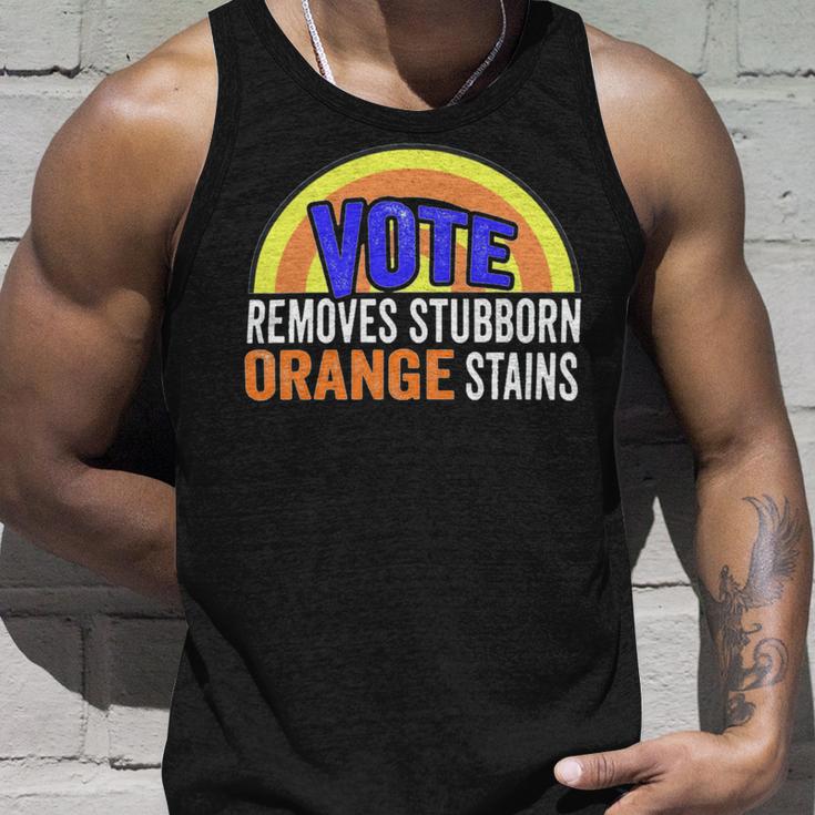 Vote Removes Stubborn Orange Stains 904 Shirt Unisex Tank Top Gifts for Him