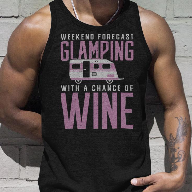 Weekend Forecast Camping With A Chance 18 Shirt Unisex Tank Top Gifts for Him