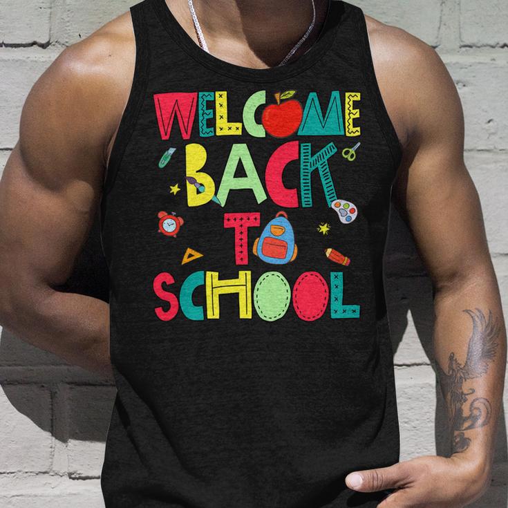 Welcome Back To School Happy First Day 488 Shirt Unisex Tank Top Gifts for Him