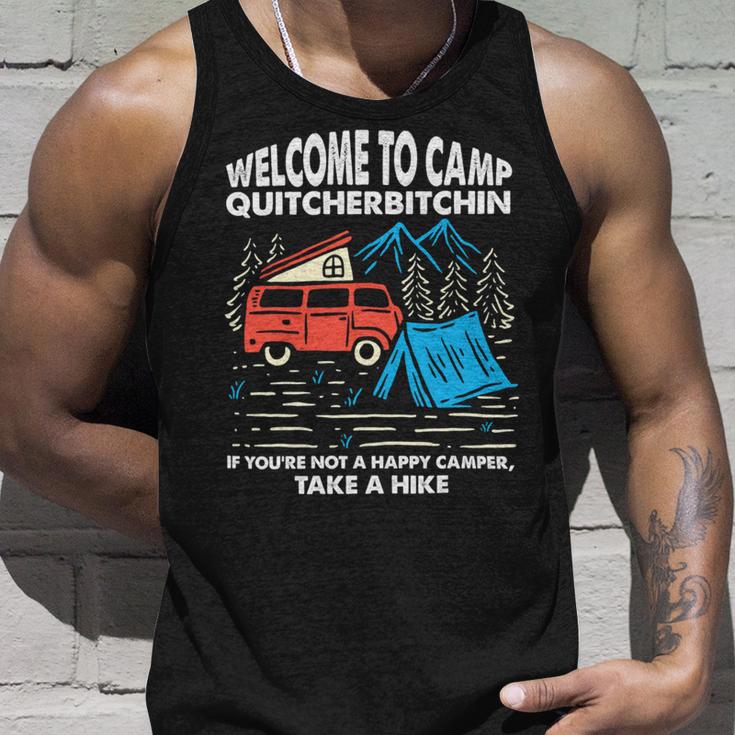 Welcome To Camp Quitcherbitchin Funny 7 Shirt Unisex Tank Top Gifts for Him