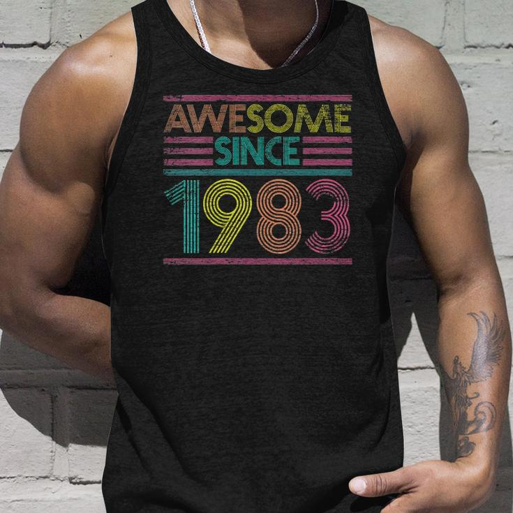 Womens Awesome Since 1983 39Th Birthday Gifts 39 Years Old Unisex Tank Top Gifts for Him