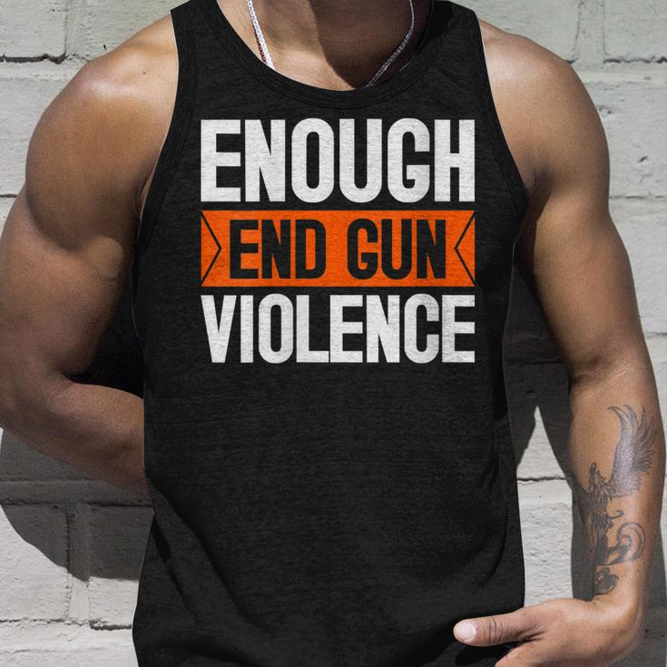 Womens Enough End Gun Violence Wear Orange Anti Violence Unisex Tank Top Gifts for Him