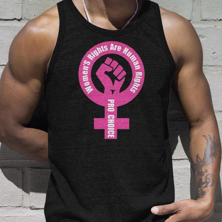 Womens Rights Are Human Rights Pro Choice Unisex Tank Top Gifts for Him