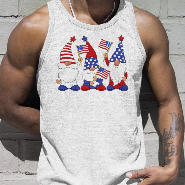 4Th Of July 2022 Patriotic Gnomes Funny American Usa Unisex Tank Top Gifts for Him