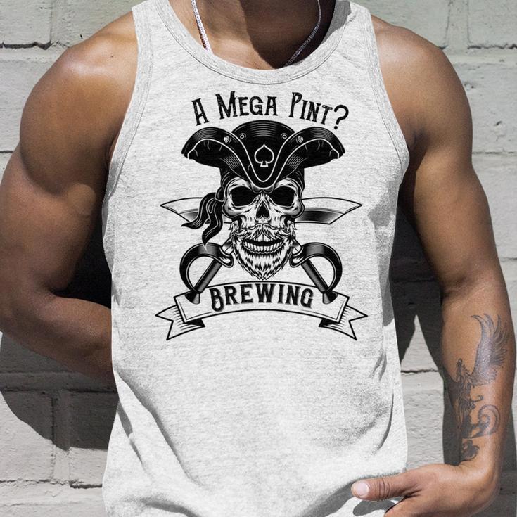 A Mega Pint Brewing Pirate Of The Mega Pint Unisex Tank Top Gifts for Him