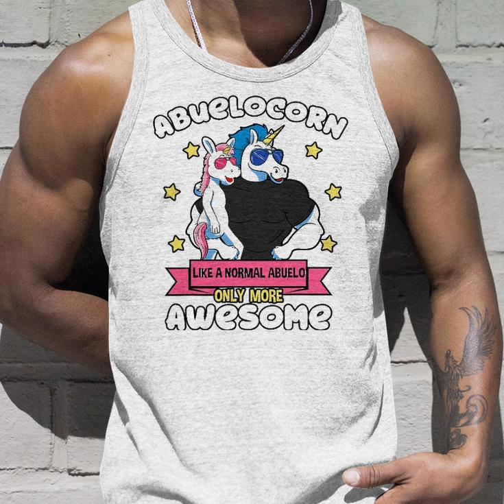 Abuelocorn 1 Kid Fathers Day Abuelo Unicorn Granddaughter Unisex Tank Top Gifts for Him