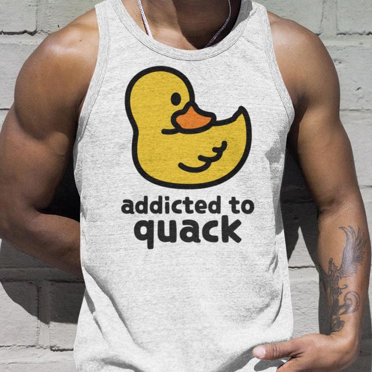 Addicted To Quack Unisex Tank Top Gifts for Him