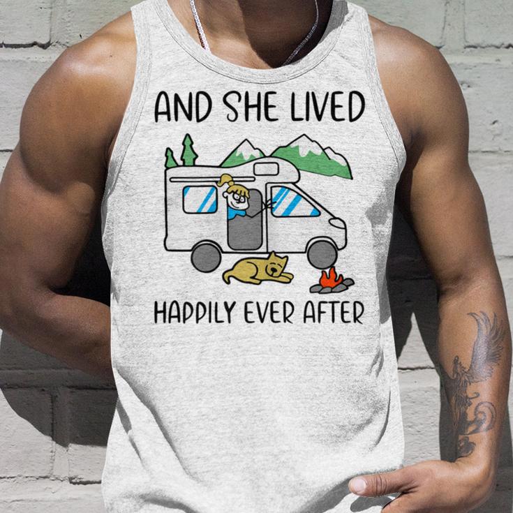 And She Lived Happily Ever After Unisex Tank Top Gifts for Him