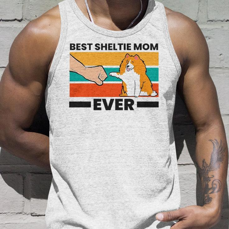 Best Sheltie Mom Ever Sheepdog Mama Shetland Sheepdogs Unisex Tank Top Gifts for Him