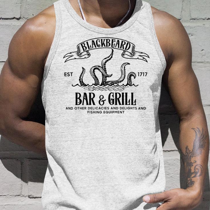 Blackbeards Bar And Grill Est Unisex Tank Top Gifts for Him