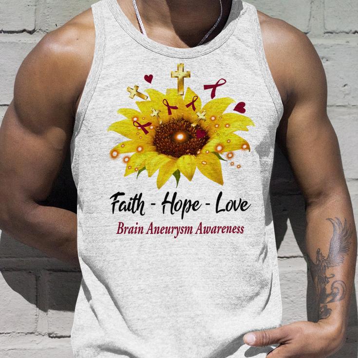 Brain Aneurysm Awareness Faith Hope Love Unisex Tank Top Gifts for Him