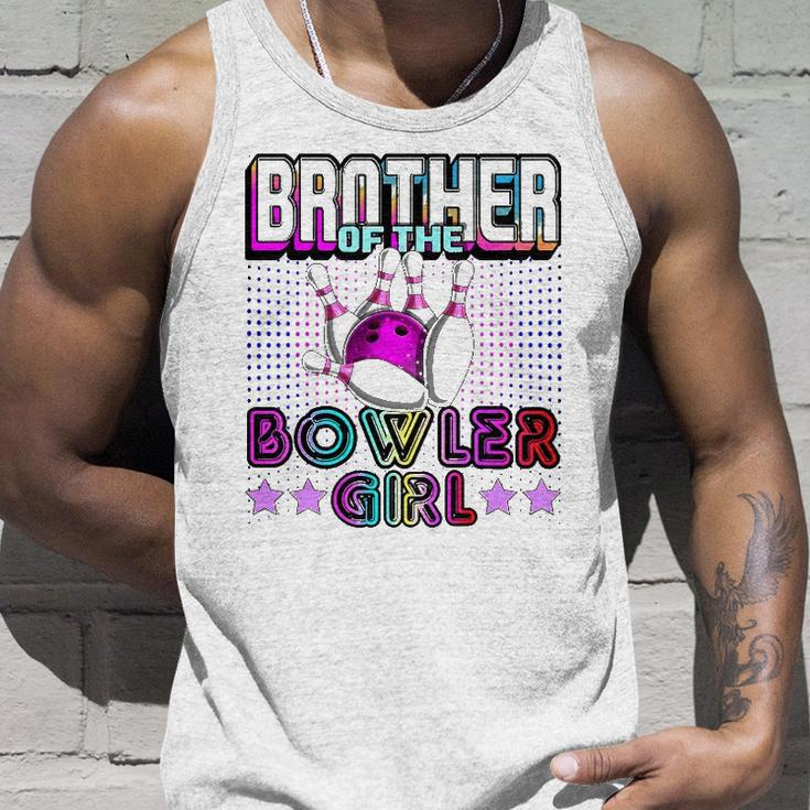 Brother Of The Bowler Girl Matching Family Bowling Birthday Unisex Tank Top Gifts for Him