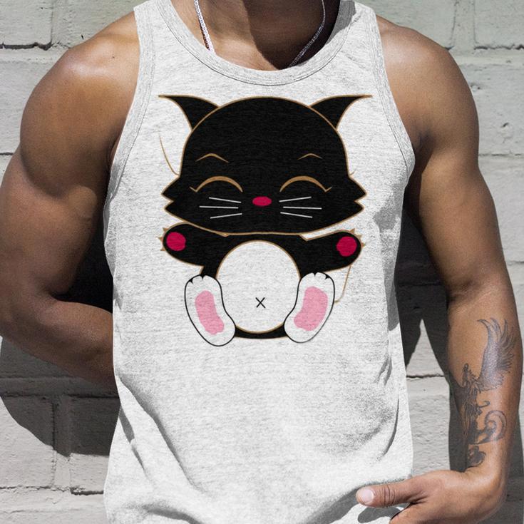 Cat Cut Cat Cat Lovers Black Cat Funny Cat Birthday Cat Gift Cat Danger Kitty V2 Unisex Tank Top Gifts for Him