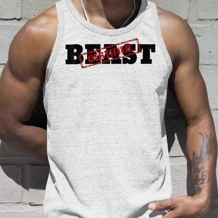 Certified Beast Athletic Workout Fitness 486 Trending Shirt Unisex Tank Top Gifts for Him