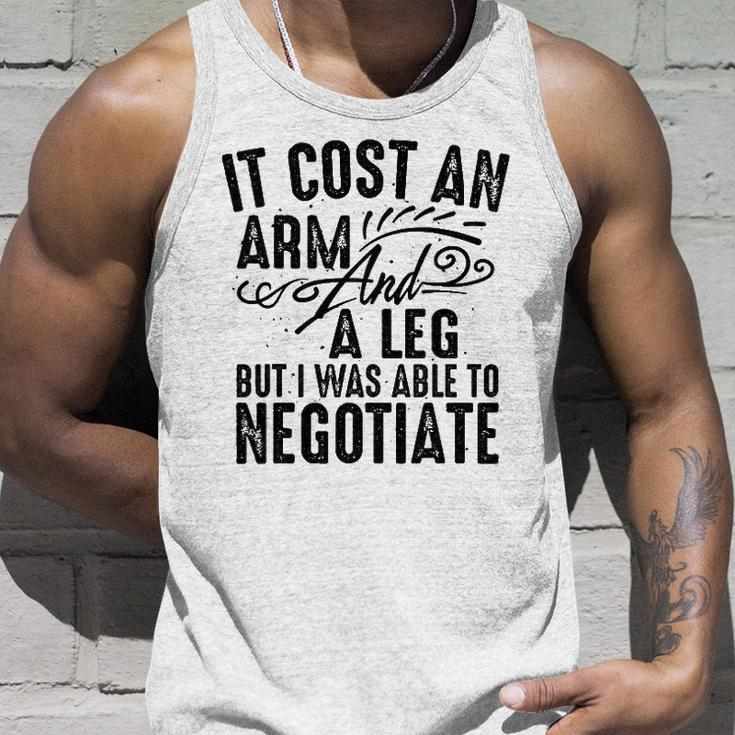 Cool Arm And Leg Able To Negotiate Funny Amputation Gift Unisex Tank Top Gifts for Him
