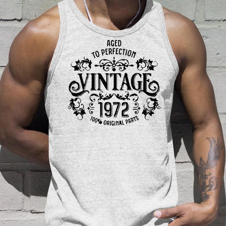 Copy Of 50Th Birthday Born 1972 Vintage Unisex Tank Top Gifts for Him