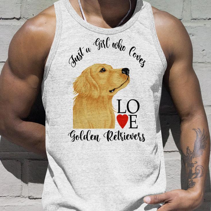 Copy Of Justagirlwholovesgoldenretrievers Unisex Tank Top Gifts for Him