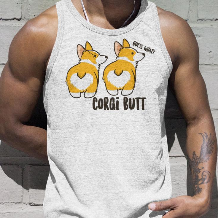 Corgi Set Sticker Design Funny Corgi Set Stickers Unisex Tank Top Gifts for Him