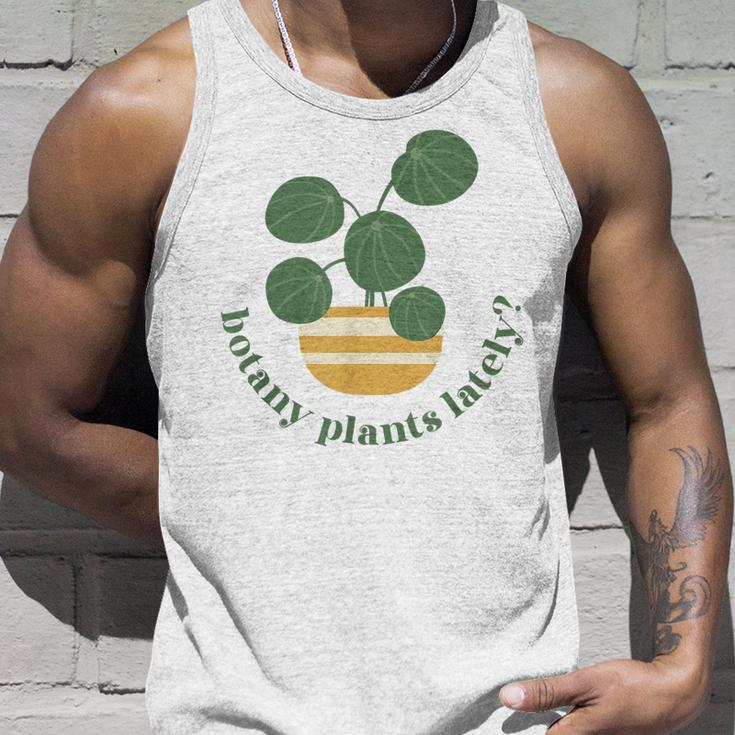 Cute Pilea Paperomiodes House Plant | Botany Plants Lately Unisex Tank Top Gifts for Him