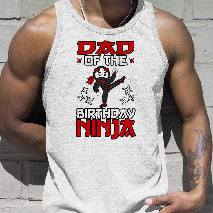 Dad Of The Birthday Ninja Shinobi Themed Bday Party Unisex Tank Top Gifts for Him