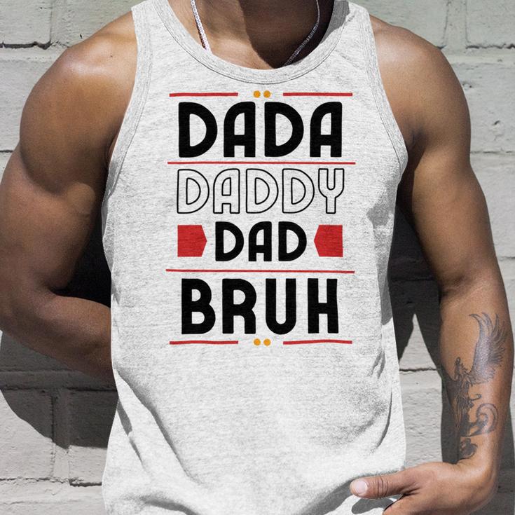 Dada Daddy Dad Bruh Funny Gift For Father Unisex Tank Top Gifts for Him