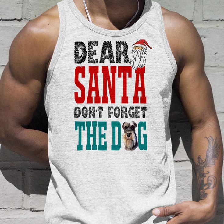 Dear Santa Dont Forget The Dog Unisex Tank Top Gifts for Him