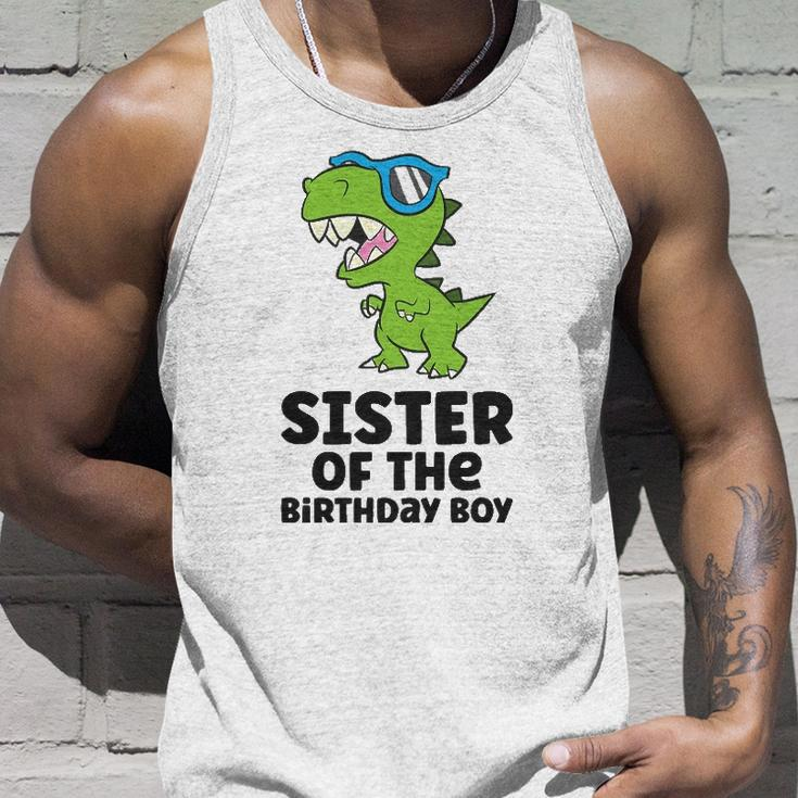 Dinosaur Birthday Sister Of The Birthday Boy Unisex Tank Top Gifts for Him