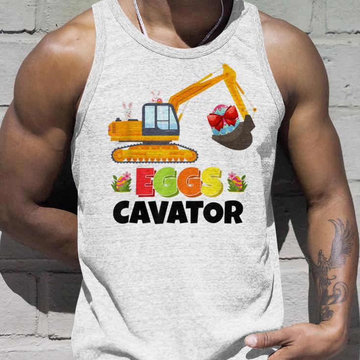 Excavator Shirts For Toddler Boys Girls Easter Eggs Cavator Unisex Tank Top Gifts for Him