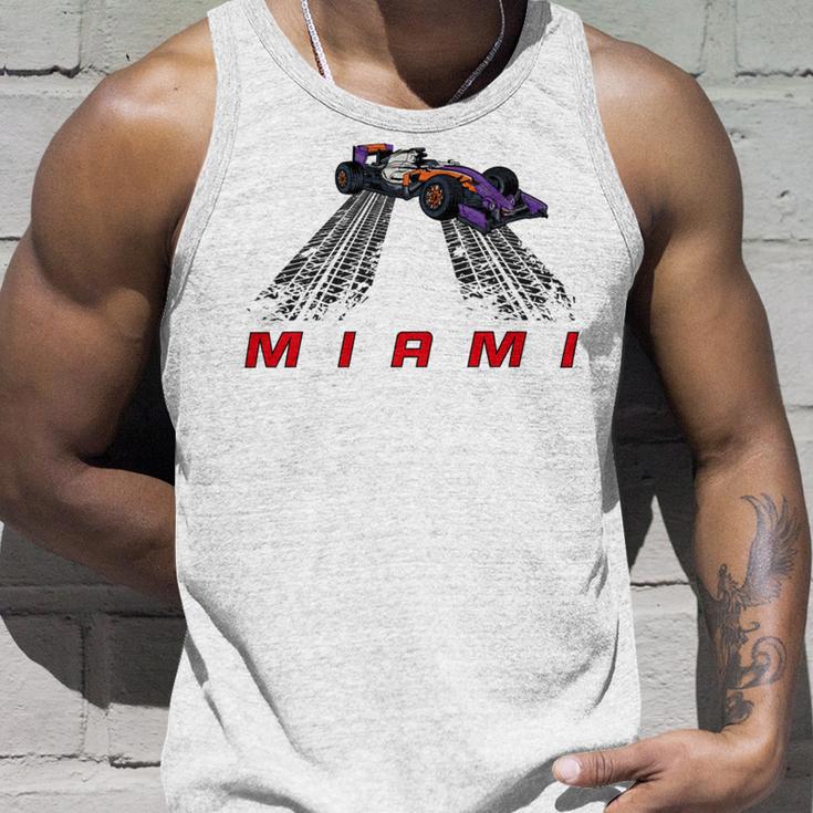 F 1 Miami Gp Aqua Unisex Tank Top Gifts for Him