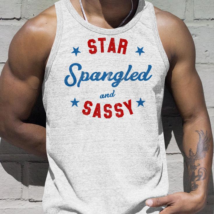 Fourth Of July Star Spangled Sassy Cute 741 Shirt Unisex Tank Top Gifts for Him