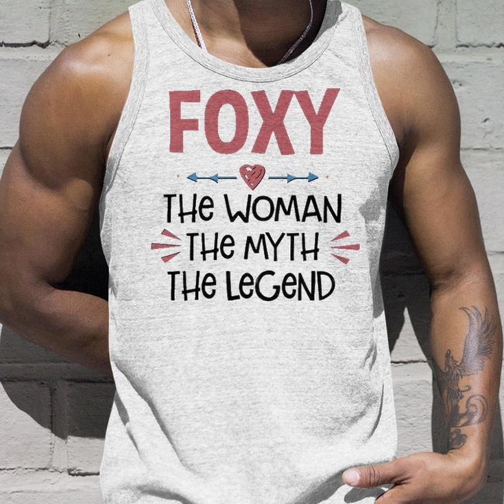 Foxy Grandma Gift Foxy The Woman The Myth The Legend Unisex Tank Top Gifts for Him