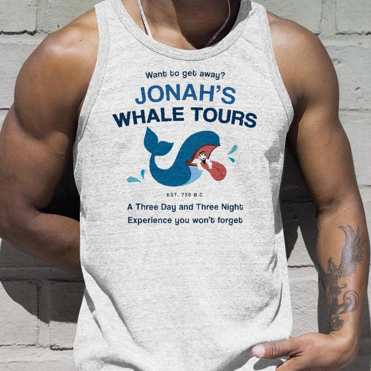 Funny Christian Gifts Religious Bible Verse Jonahs Whale Unisex Tank Top Gifts for Him