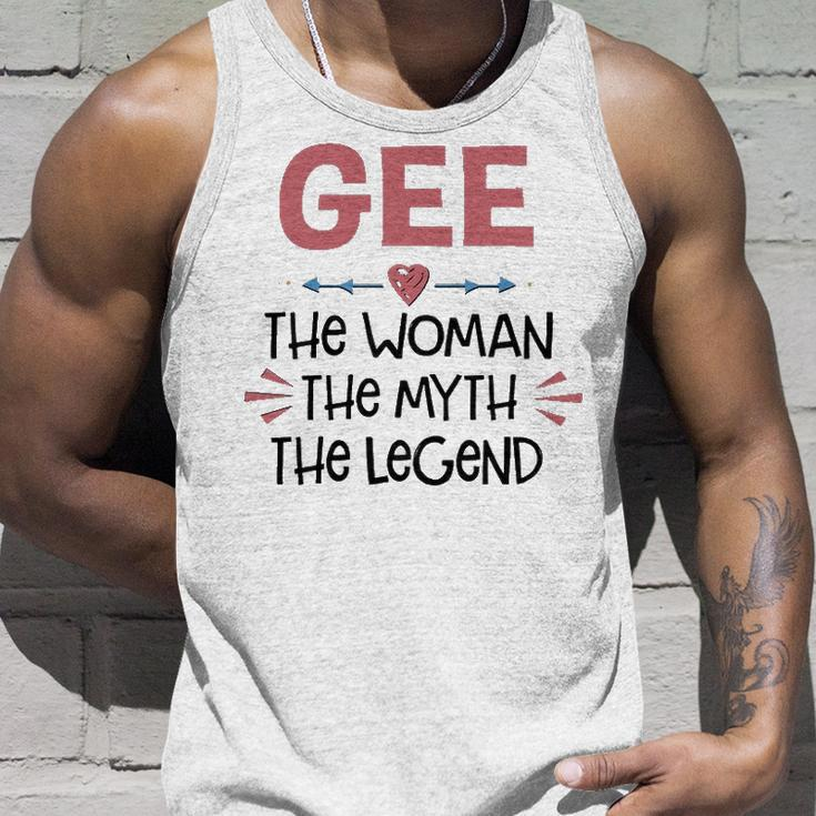 Gee Grandma Gift Gee The Woman The Myth The Legend Unisex Tank Top Gifts for Him