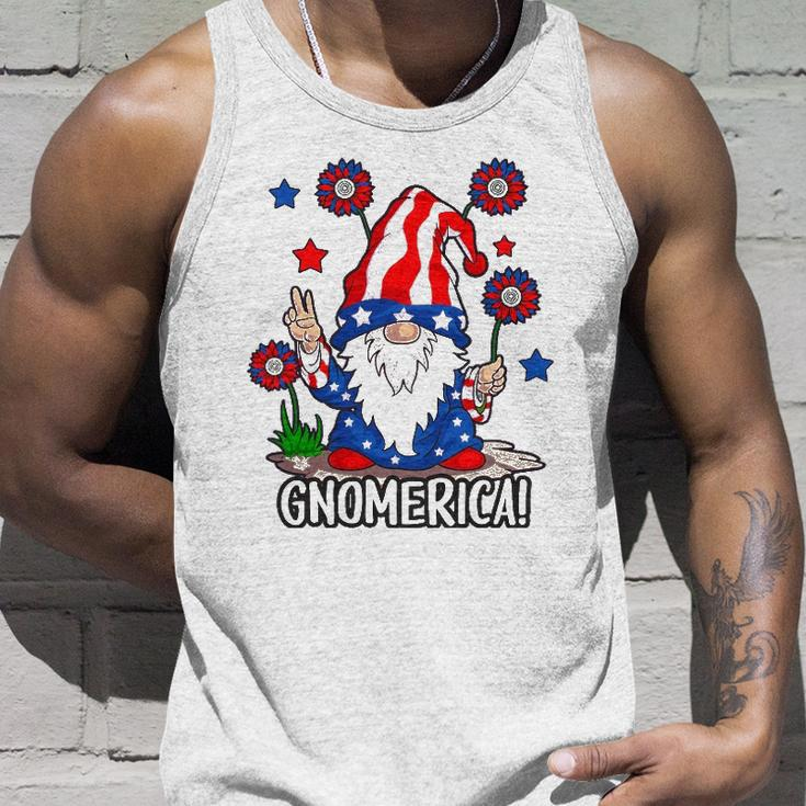 Gnomes 4Th Of July Women Gnomerica Girls American Flag Unisex Tank Top Gifts for Him