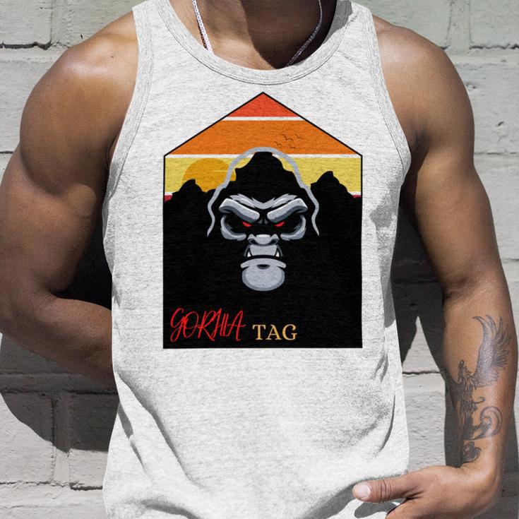 Gorilla Tag Pfp Maker Gorilla Tag Mountain Unisex Tank Top Gifts for Him