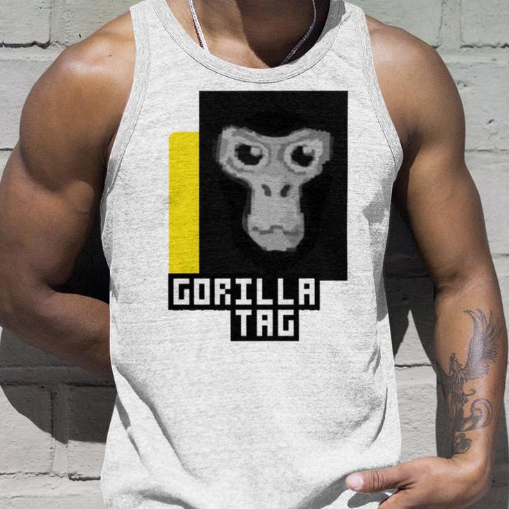 Gorilla Tag Pfp Maker Gorilla Tag Yellow Unisex Tank Top Gifts for Him