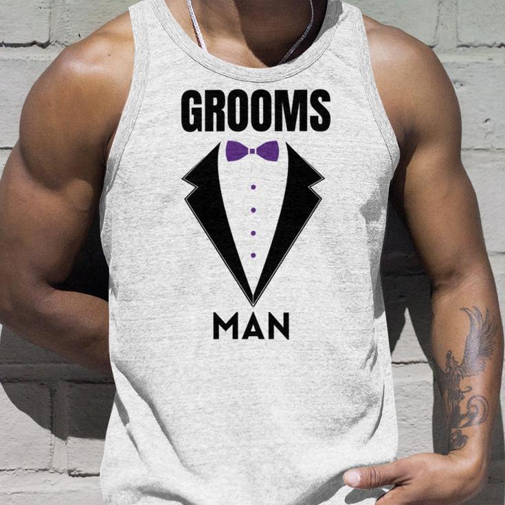 Groomsman Grooms Squad Stag Party Friends Themed Unisex Tank Top Gifts for Him