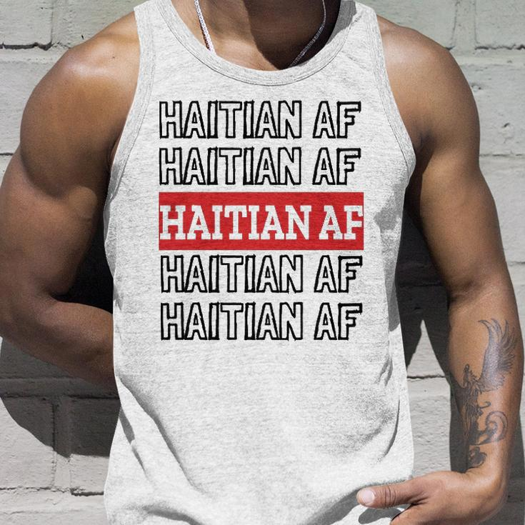 Haitian Af Patriotic Red Blue Haiti Haitian Flag Day Unisex Tank Top Gifts for Him