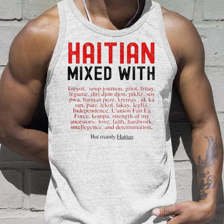 Haitian Mixed With Kreyol Griot But Mainly Haitian Unisex Tank Top Gifts for Him