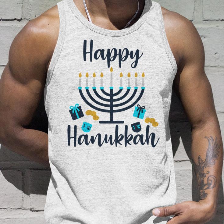 Happy Hanukkah Chanukah Pajama 893 Shirt Unisex Tank Top Gifts for Him