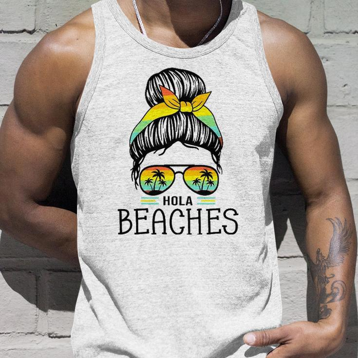Hola Beaches Funny Beach Vacation Summer For Women Men Unisex Tank Top Gifts for Him